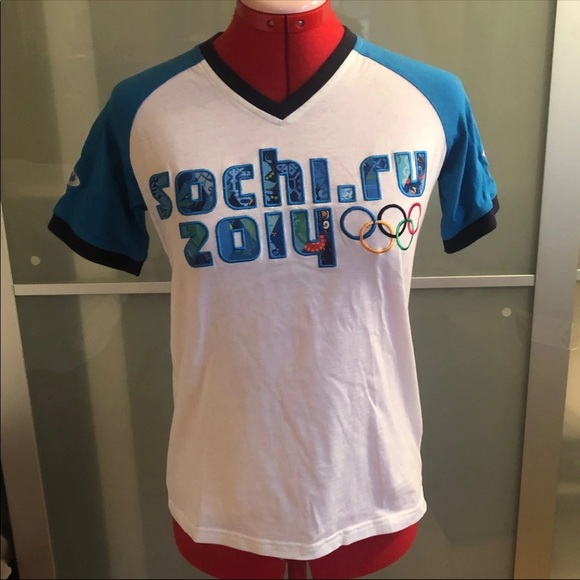 NWT Sochi 2014 Olympics raglan t-shirt - Picture 1 of 8